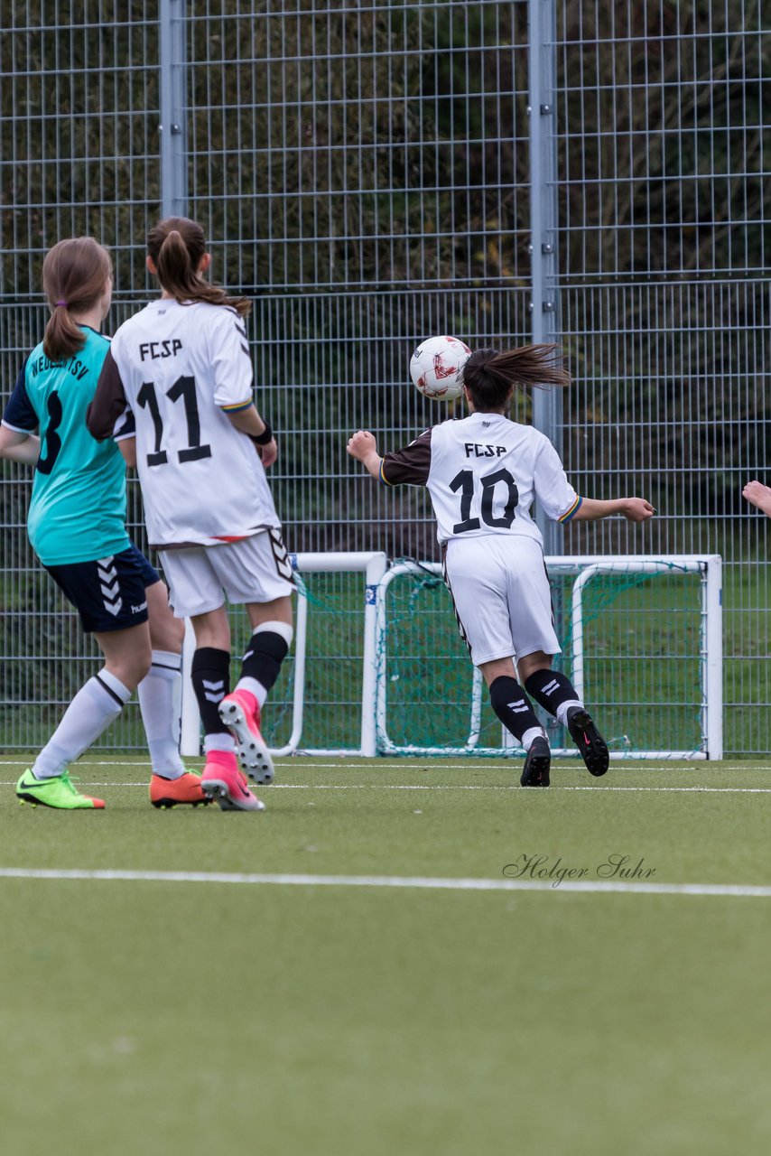 Bild 102 - B-Juniorinnen Wedel - St. Pauli : Ergebnis: 1:2